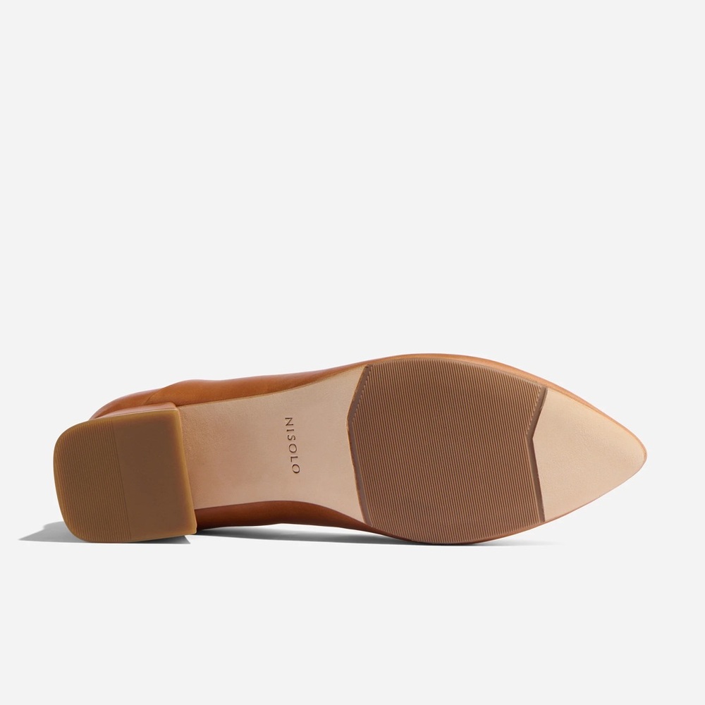 Nisolo Tan Block Heel Pumps - Picture 4 of 12